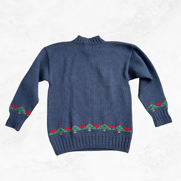 South Wool Hand Knit Santa Sweater - Picture 5 of 7